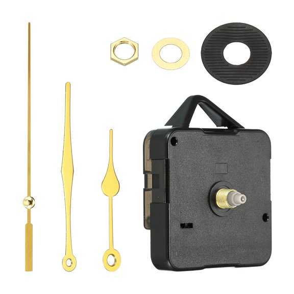 Clock Mechanism Replacement, 1Set Quartz Clock Mechanism Battery Operated DIY Wall Clock Aluminium, 18008