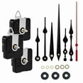 thumbnail image 1 of Clock Mechanism Replacement Battery Operated Silent Clocks Kit Clock Hand DIY Repair Parts Shaft Length 12mm+16mm+23mm, 1 of 6