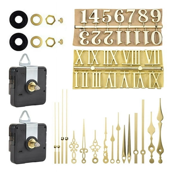 Clock Mechanism Silent Quartz Movement Machine Wall Hands Pointer Set for Replacing Replacement Parts
