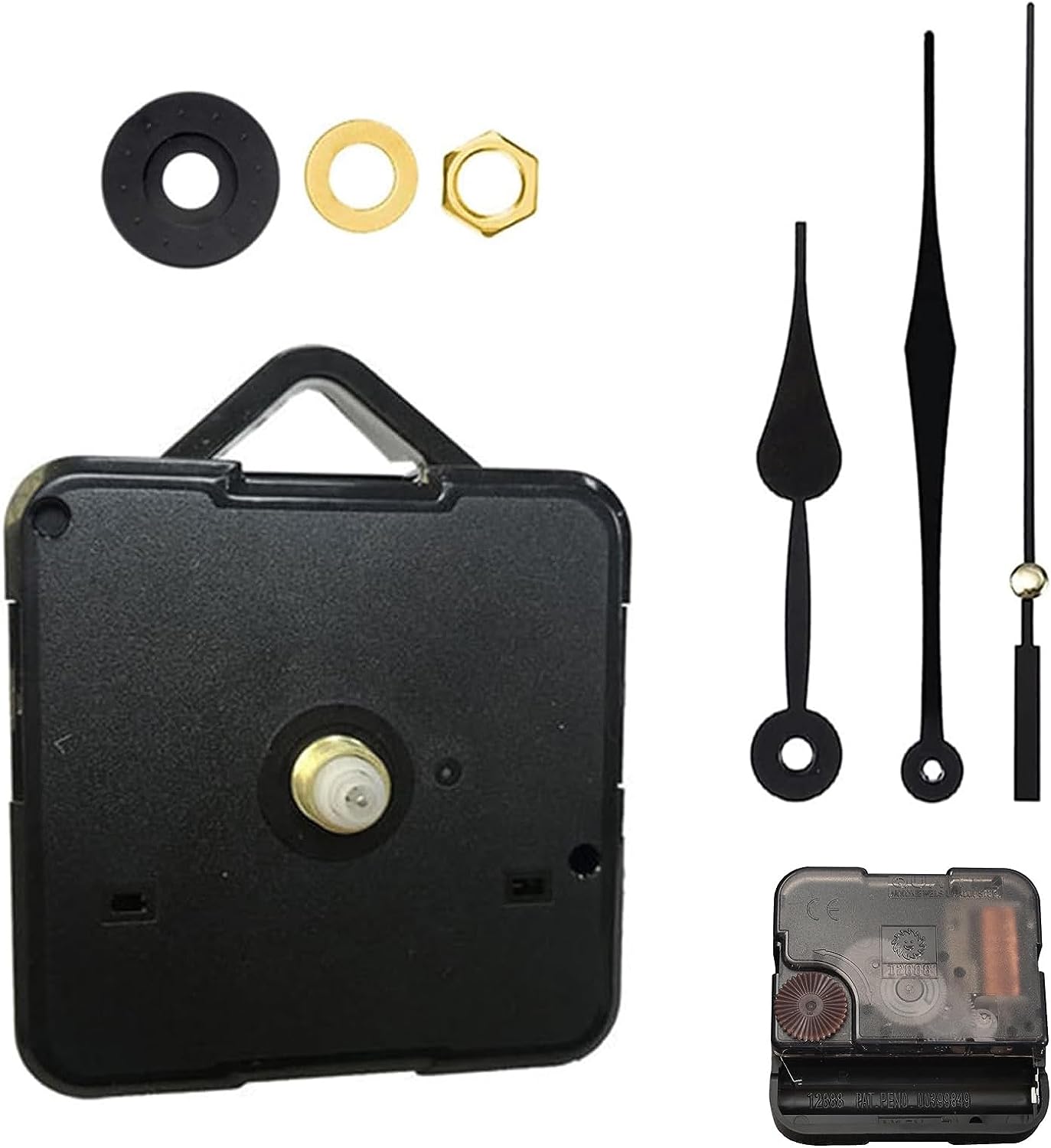 Clock Mechanisms Battery Powered,Silent Quartz Clock Mechanism Movement Kits,High Torque Clock