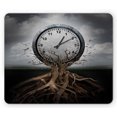 thumbnail image 1 of Clock Mouse Pad, Vintage Clock Breaking Free from Tree Trunk Surrealistic for Strategy Print, Rectangle Non-Slip Rubber Mousepad, Grey, by Ambesonne, 1 of 2