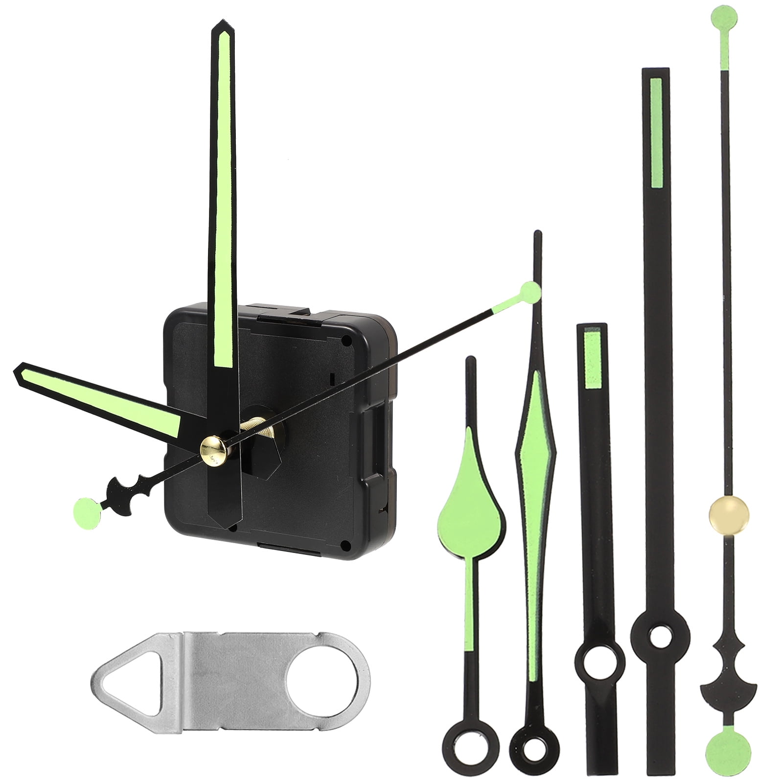 Clock Movement Digital Wall Clock DIY Clock Kit Wooden Dark Clock Hands