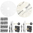 thumbnail image 1 of Clock Movement Kit, EEEkit 2pcs Quartz Clock Movement Mechanism with 2set Hands and Resin Clock Panel Mold, 1 of 7