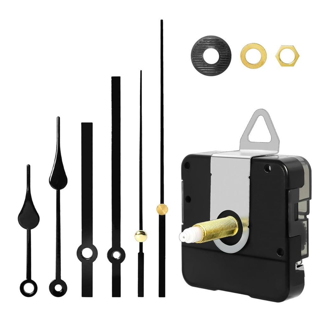Clock Movement Kits Long and Short Spindle Hands Wall Clock Motor ...