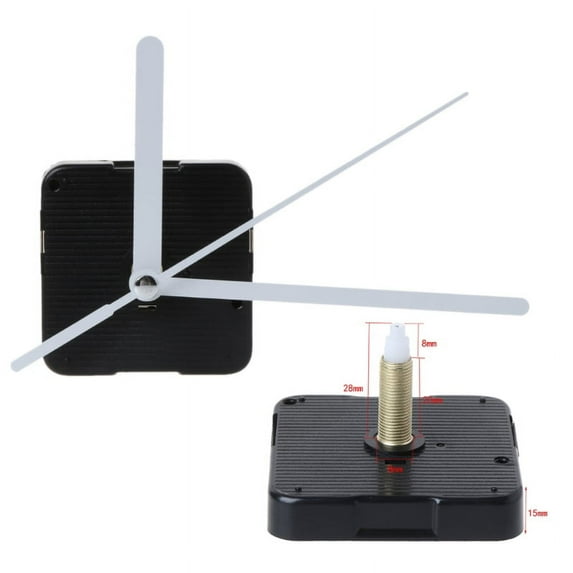 Clock Movement Mechanism, Battery Powered DIY Quartz Kit, Silent Indoor Outdoor Time Clock Repair Part