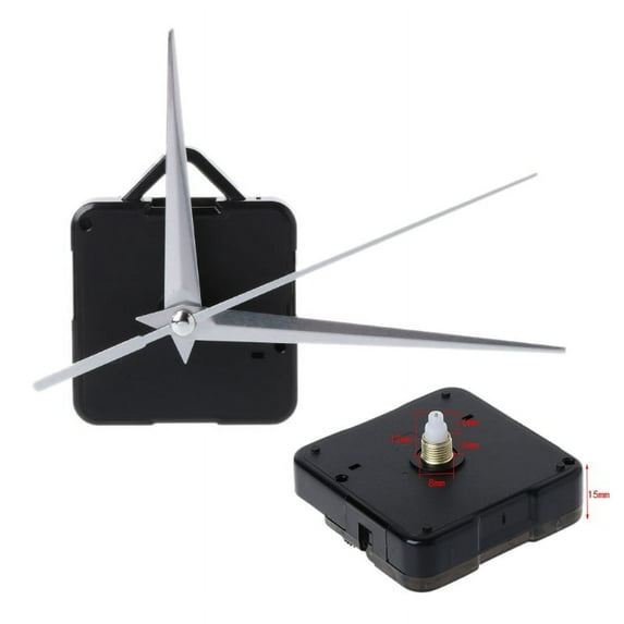 Clock Movement Mechanism, Battery Powered DIY Quartz Kit, Silent Indoor Outdoor Time Clock Repair Part