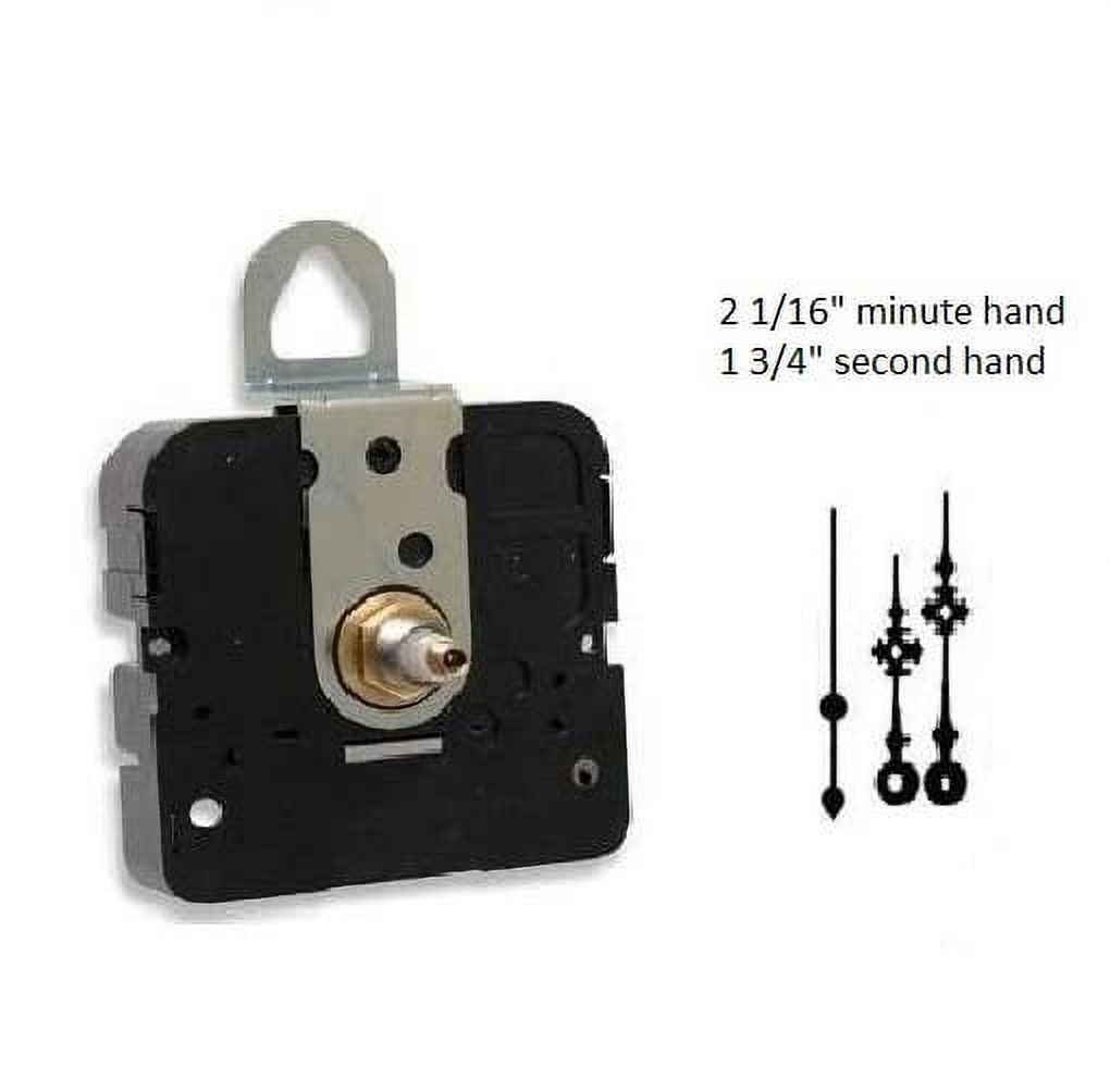 Clock Movement Mechanism, Choose Your Hands and Size, USA Made (1/4