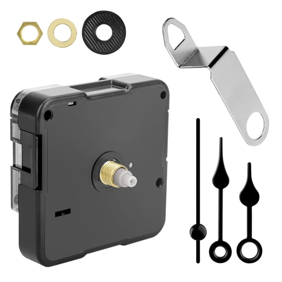 Clock Movement Mechanism Kit, EEEkit 0.35'' Battery Operated Clock Motor Kit with Hands