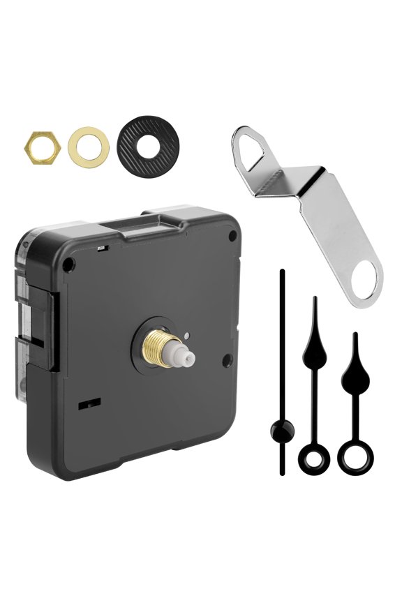 Clock Movement Mechanism Kit, EEEkit 0.35'' Battery Operated Clock Motor Kit with Hands