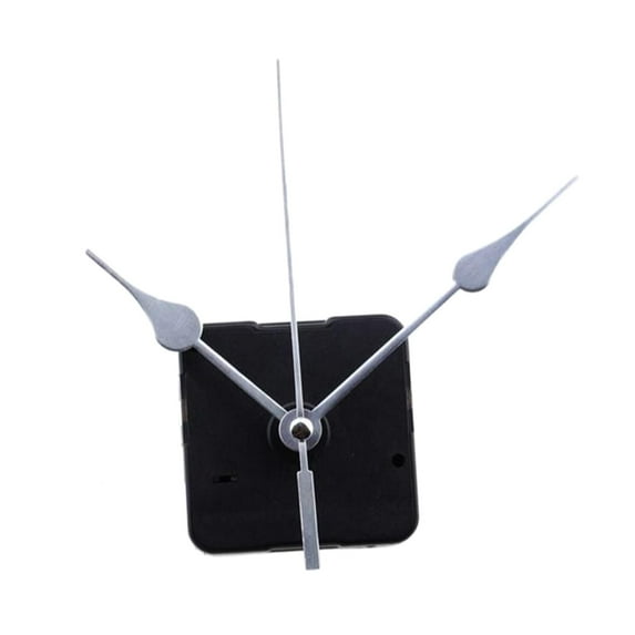 Clock Movement Mechanism with Long Hands Battery Operated Clock Parts Replacement, 0.6 Inch Total Shaft Length - Gray