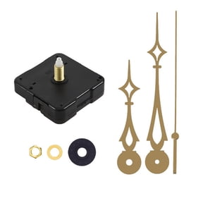 Clock Movement Replacement Parts with Long Spades Hands for Clock Fit Dials Up to 40cm/15in In Diameter
