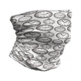 thumbnail image 1 of Clock Neck Gaiter, Pocket Wath with Number, Unisex, Brown, by Ambesonne, 1 of 3