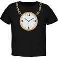 thumbnail image 1 of Clock Necklace Black Toddler T-Shirt - 4T, 1 of 1
