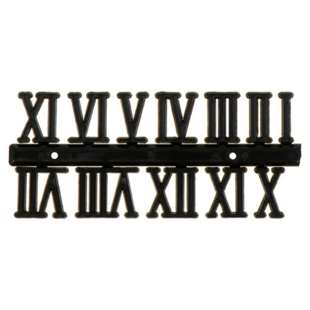 Clock Numerals Set DIY Wall Clock Numbers Clock Hands Replacement Part