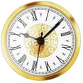 thumbnail image 1 of Clock Replacement Insert Small Clock Part With Roman/Arabic Numerals, 1 of 1