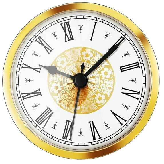 Clock Replacement Insert Small Clock Part With Roman/Arabic Numerals