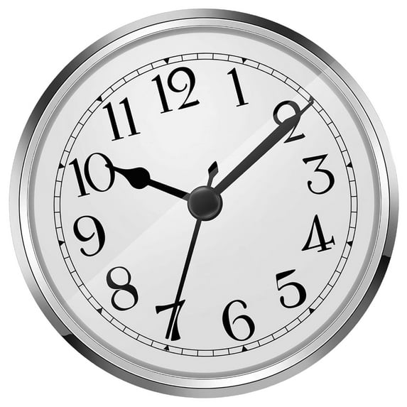 Clock Replacement Insert Small Clock Part With Roman/Arabic Numerals