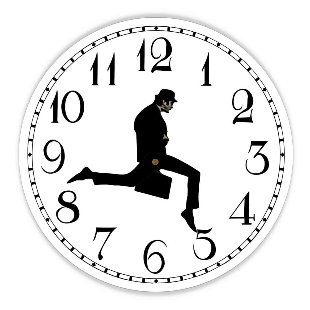 Clock, Silly Walk Wall Clock, A Interesting Wall Clock for Bedroom