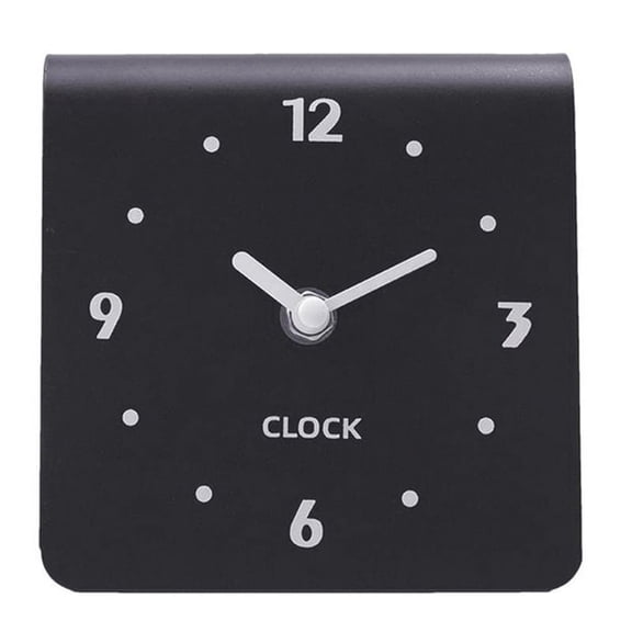 Clock Simple Retro Living Room Decor Silent Desktop Clock Clock Decor Black