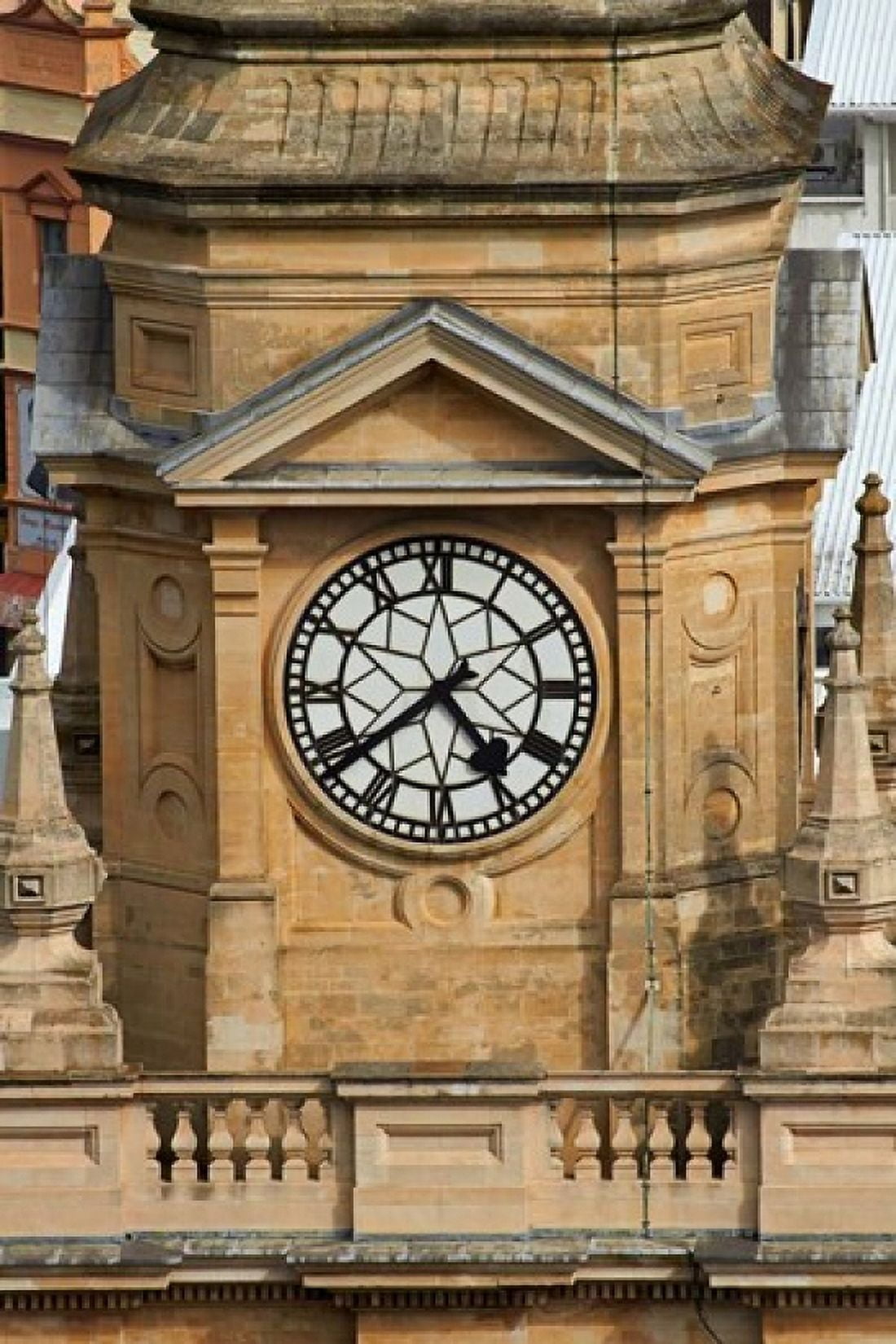Clock Tower City Hall Cape Town South Africa Canvas Art - David Wall DanitaDelimont (24 x 35)