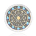 Clock Tower Saint Seiya Round Glass Ashtray 3d Printing For Indoor