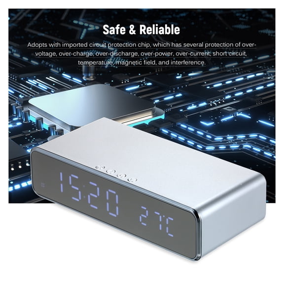 Clock,With Calendar Office Clock With Calendar Alarm Clock With Led Alarm Clock Calendar Office Dormitory / Switchable Led Clock Led Clock Switchable Led Alarm Clock Temperature Meter Eryue