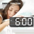 Clock for Bedroom Projection Alarm Clocks Led Clock Wall Battery