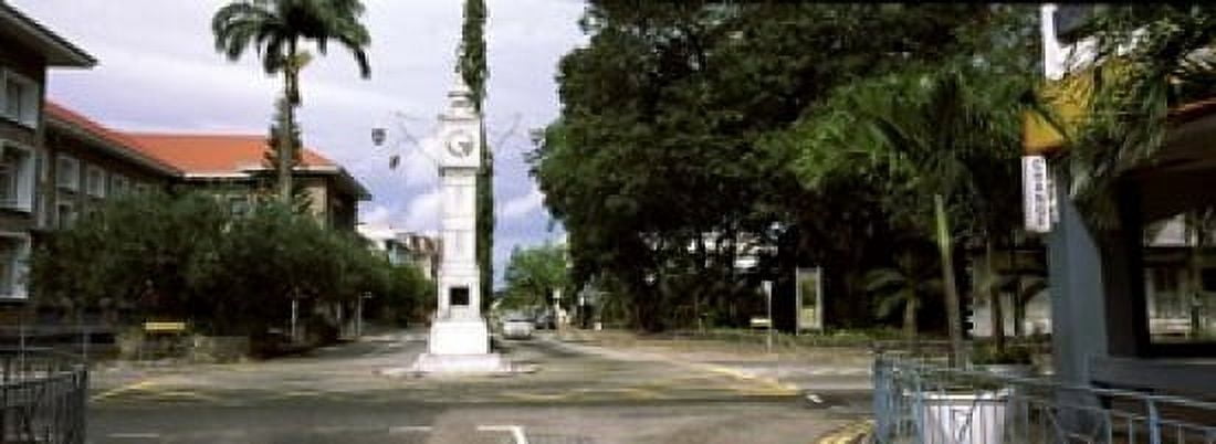 Clock tower in a city Victoria Mahe Island Seychelles Canvas Art - Panoramic Images (18 x 7)