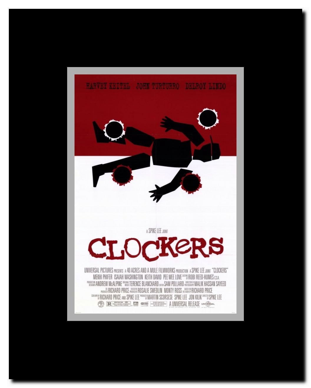 Clockers Framed Movie Poster