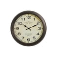 thumbnail image 1 of Clocks - 16" Round - Wall Clock - Antique Brown - Transitional, 1 of 6