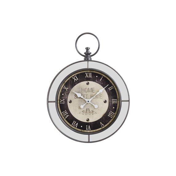 Clocks - 18" Round - Wall Clock - Brown - Mirror - Transitional