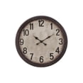 thumbnail image 1 of Clocks - 20" Round - Wall Clock - Antique Brown - Transitional, 1 of 6