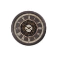 thumbnail image 1 of Clocks - 23" Round - Gear Mechanism - Wall Clock - Brown - Transitional, 1 of 6