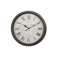 thumbnail image 1 of Clocks - 30" Round - Large Oversized - Wall Clock - Brown - Transitional, 1 of 6