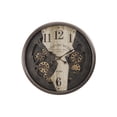 thumbnail image 1 of Clocks - 30" Round - Wall Clock - Gear Mechanism - Brown - Transitional, 1 of 6