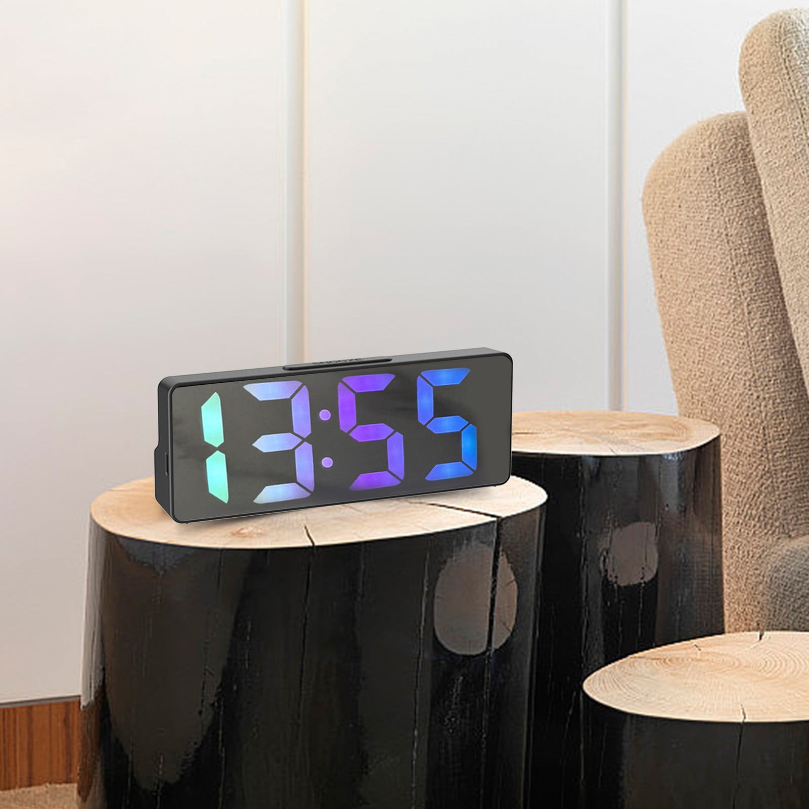 Clocks For Living Room Loud Alarm Clock For Heavy Sleepers Adults Led