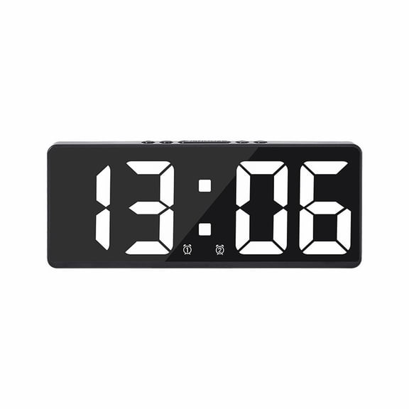 Clocks Large Wall Clocks For Living Room Decor Two Groups Of Alarm Clock Simple Led Clock Large Screen Digital Clock Bedroom Bedside Clock Korean Fashion Clock
