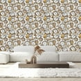 thumbnail image 1 of Clocks and Flowers Wallpaper Pre-Pasted - 25"W x 125"H, 1 of 3