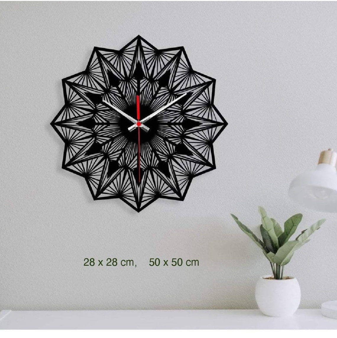 Clocks for wall, Silent wall clock, Modern wall clock, Wooden