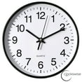 thumbnail image 1 of Clockswise Black 8-In Analog Clock – Silent, Non-Ticking for Wall, Office Desk, Table and Shelf, Battery-Operated Perfect for Home Office, Farmhouse Kitchen Decor, Bathroom, School and Bedroom Decor, 1 of 8