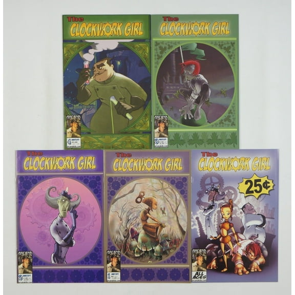 Clockwork Girl #0 & 1-4 VF/NM complete series All Ages ; Arcana