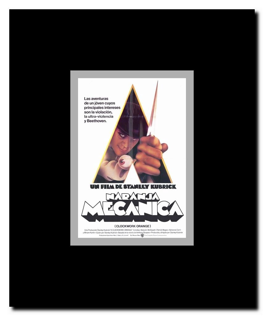 Clockwork Orange Framed Movie Poster