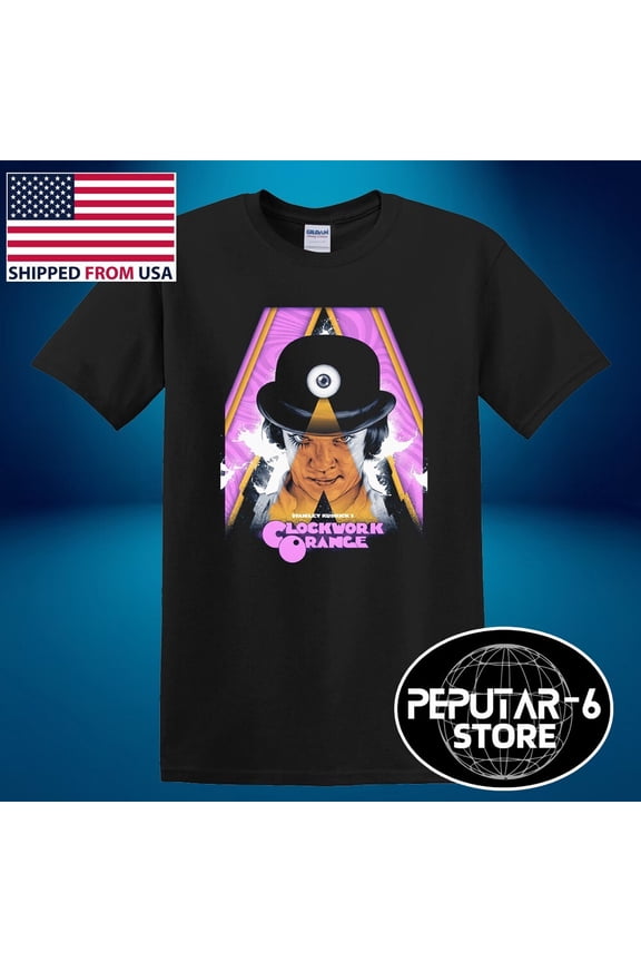 Clockwork Orange Stanley Kubrick Men's Black Size S-5XL