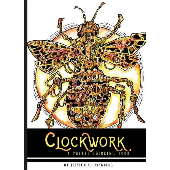 Clockwork Pocket Coloring Book, (Paperback)