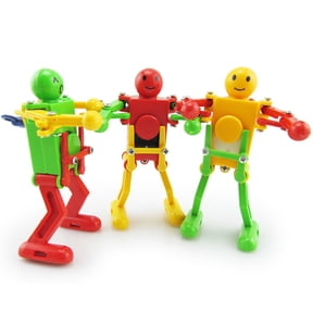 Clockwork Wind-Up Dancing Robot, Developmental Pretend Play Figure for Ages 3 and Up, Birthday Gift for Little Engineer, Interactive Moving Robot with Gears, Creative Fun