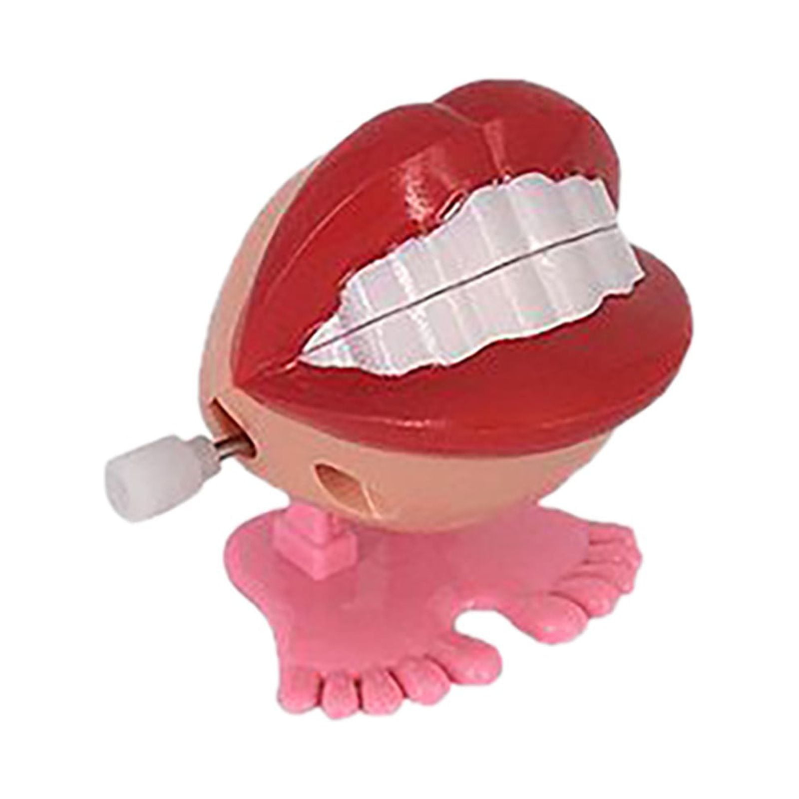 Clockwork Winding With Eyes Jumping Teeth Ghost Teeth Toy Denture Model