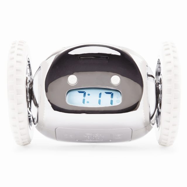 Clocky Alarm Clock on Wheels (Original) Extra Loud for Heavy Sleeper