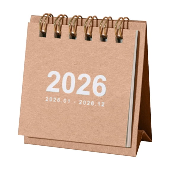 Clode Clode 2026 Calendar Creative Portable Calendar Desktop Ornament Check ...