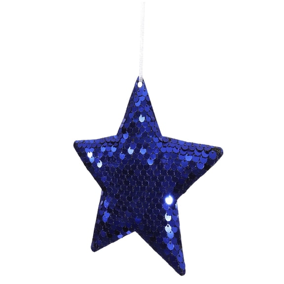 Clode 4th of July Star Ornaments Patriotic Red White Hanging Decorations Fabric & Sequin for Independence Day Memorial Day DIY Crafts Home Tree & Decor Outdoor Hanging Easter Eggs