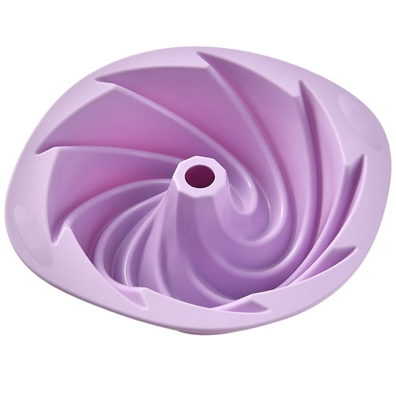 Clode 5.7 Inch Nonstick Silicone Fluted Tube Cake Pan, Mini Flan Mold for Baking Muffin, Jello, Pudding & Chocoflan, Oven & Dishwasher Safe, Perfect Kitchen Baking Essential